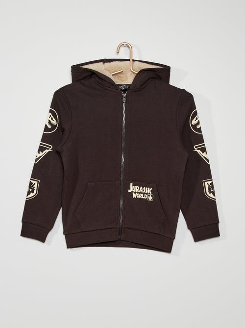 Sweatshirt com capuz e fecho - Kiabi