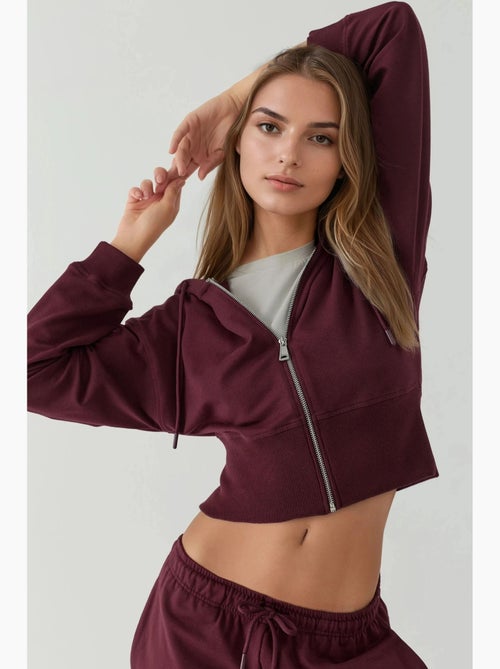 Sweatshirt com capuz e fecho de correr hiccup - Kiabi Sweatshirt com capuz e fecho de correr hiccup - Kiabi