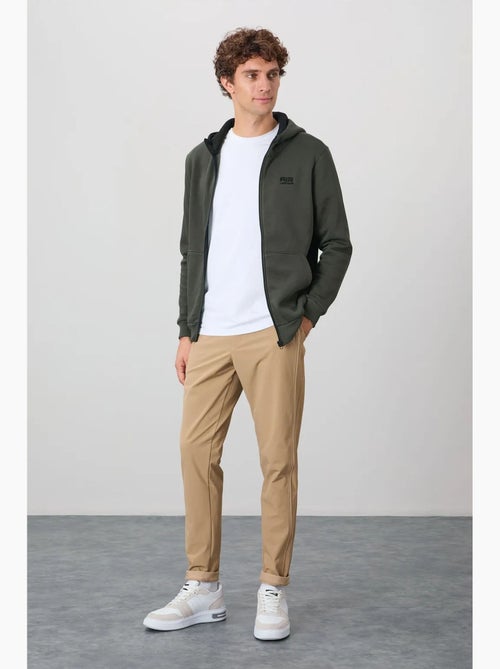 Sweatshirt com capuz e fecho de correr para homem tommy - Kiabi Sweatshirt com capuz e fecho de correr para homem tommy - Kiabi
