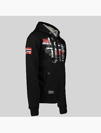 Sweatshirt com capuz e fecho gutta – geographical norway