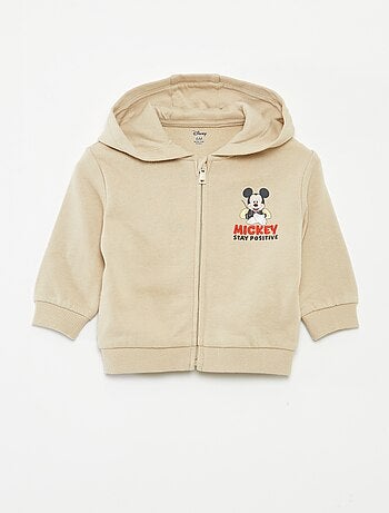 Sweatshirt com capuz e fecho 'Mickey'