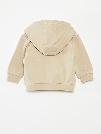 Sweatshirt com capuz e fecho 'Mickey'