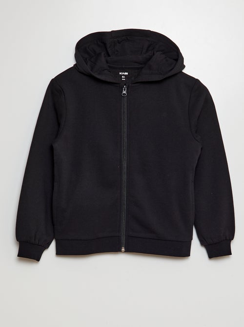 Sweatshirt com capuz e fecho - Kiabi