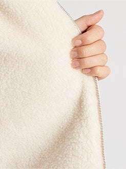 Sweatshirt com capuz e fecho - Kiabi