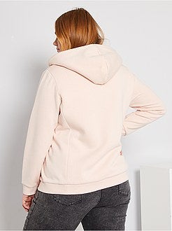 Sweatshirt com capuz e fecho - Kiabi