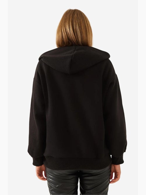 Sweatshirt com capuz e gola em v lucci - Kiabi Sweatshirt com capuz e gola em v lucci - Kiabi