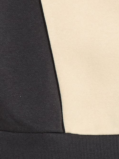 Sweatshirt com capuz e motivos - Kiabi