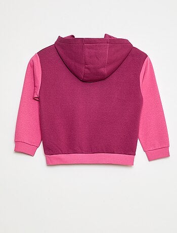 Sweatshirt com capuz e motivos