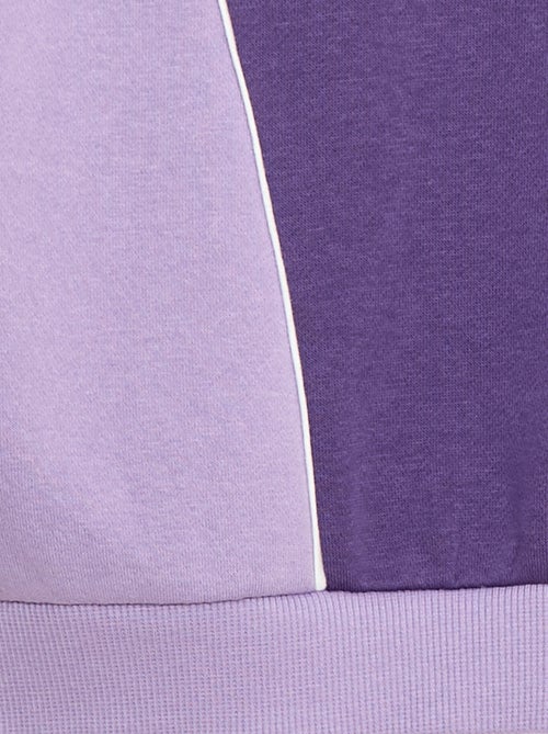 Sweatshirt com capuz e motivos - Kiabi