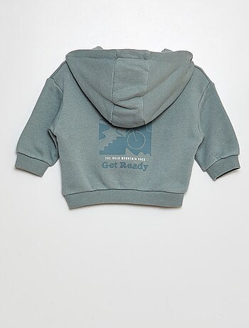 Sweatshirt com capuz em malha french terry