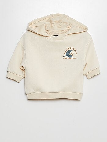 Sweatshirt com capuz em malha french terry