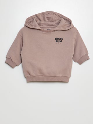 Sweatshirt com capuz em malha french terry