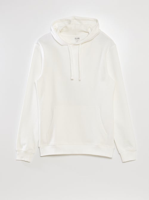 Sweatshirt com capuz em malha piqué - Kiabi