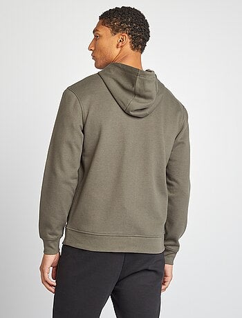 Sweatshirt com capuz em malha piqué