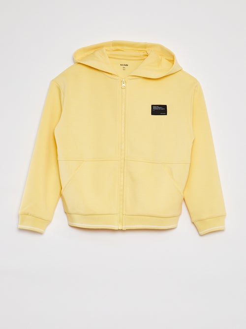 Sweatshirt com capuz em material suave - Kiabi