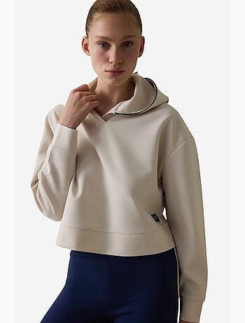 Sweatshirt com capuz em modal penti