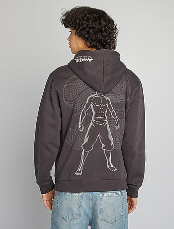 Sweatshirt com capuz em moletão 'Avatar, o último mestre do ar'