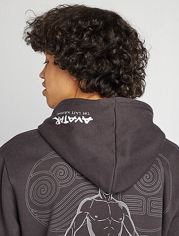 Sweatshirt com capuz em moletão 'Avatar, o último mestre do ar'