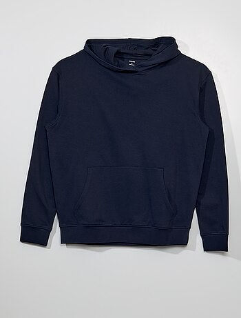 Sweatshirt com capuz em moletão - Kiabi