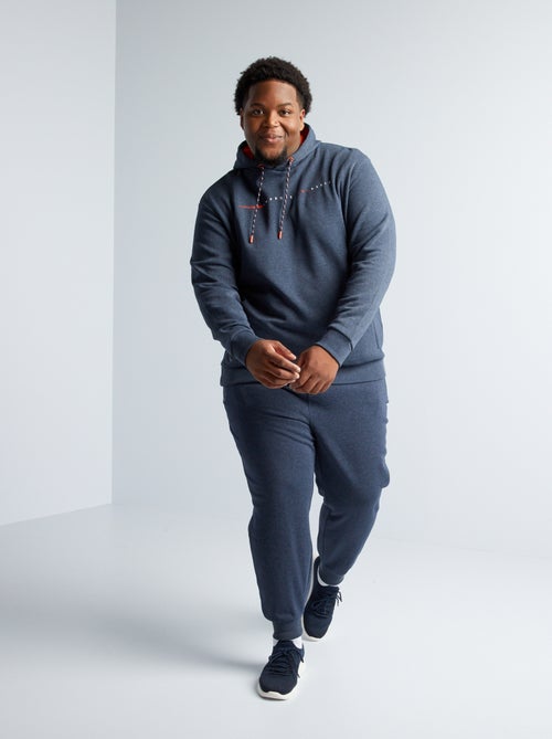 Sweatshirt com capuz em moletão - Kiabi