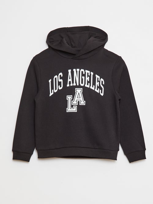 Sweatshirt com capuz em moletão - Kiabi
