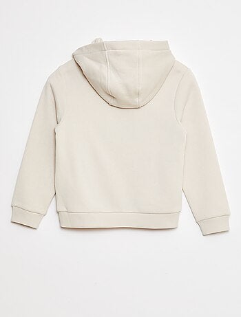 Sweatshirt com capuz em moletão