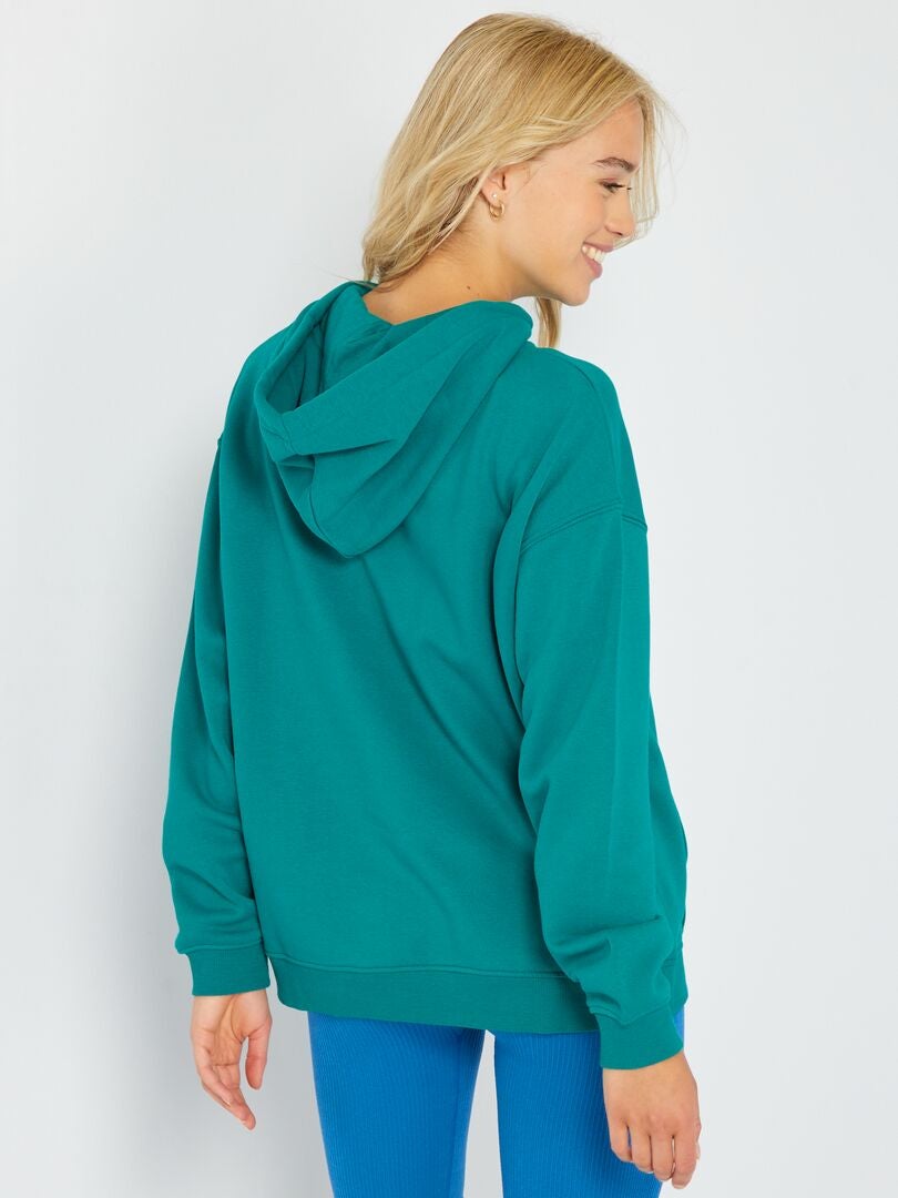 Coveri Moving Verde Cotton Men Sweatshirt main image 1