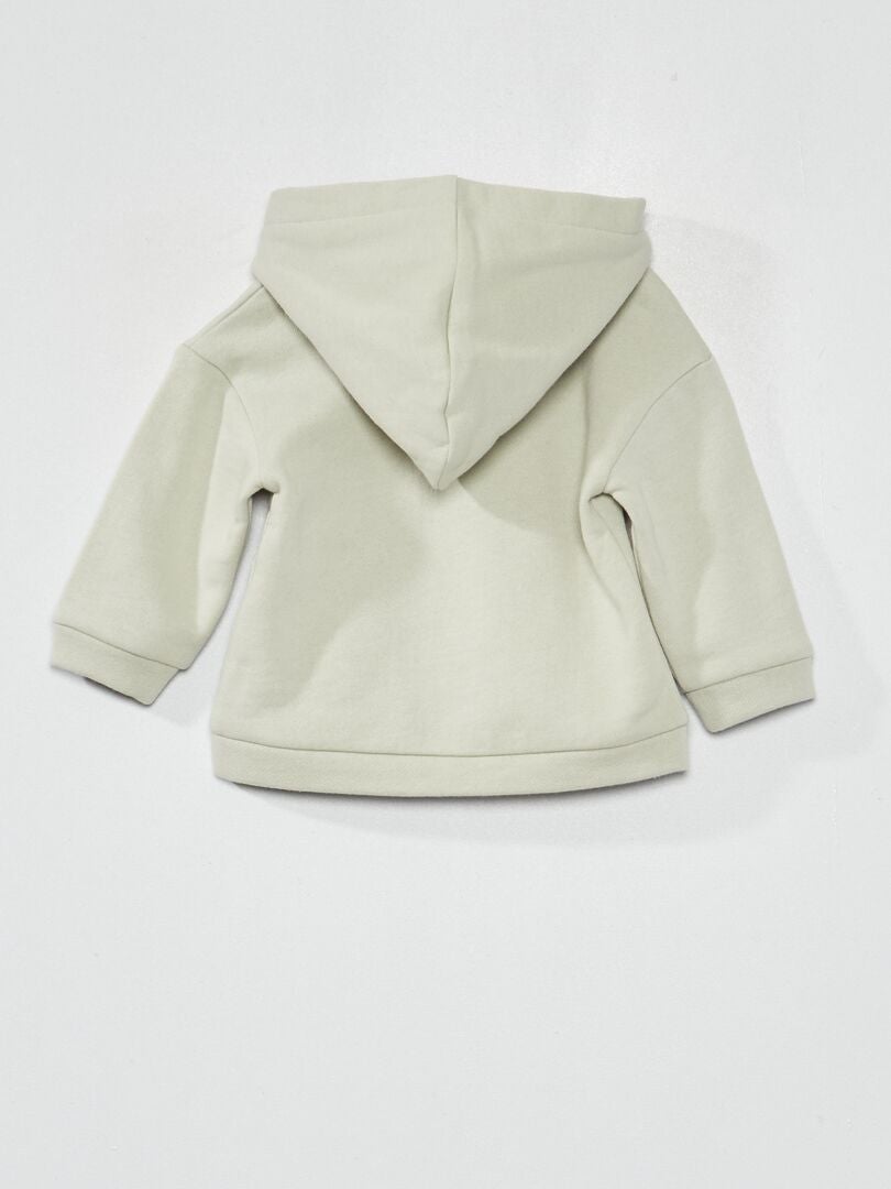 Sweatshirt com capuz em moletão MERCU GREY - Kiabi