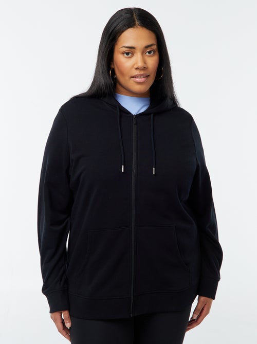 Sweatshirt com capuz em moletão - Kiabi