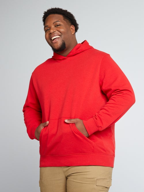 Sweatshirt com capuz em moletão - Kiabi