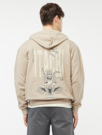 Sweatshirt com capuz estampada 'Naruto'