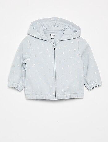 Sweatshirt com capuz estampado