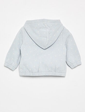 Sweatshirt com capuz estampado