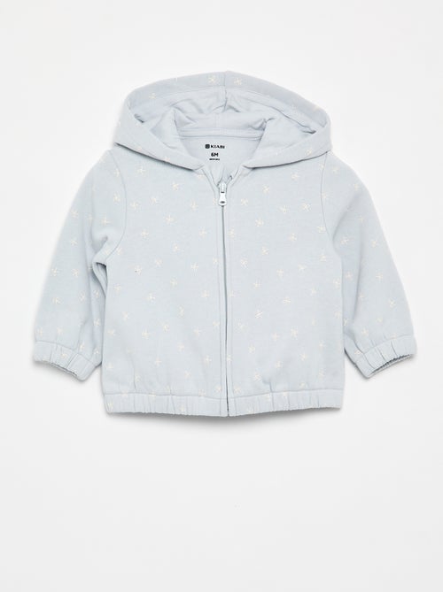 Sweatshirt com capuz estampado - Kiabi