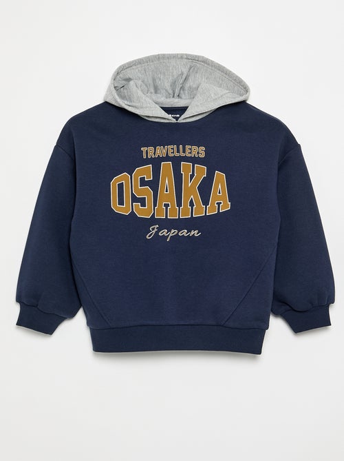Sweatshirt com capuz estampado - Kiabi Sweatshirt com capuz estampado - Kiabi