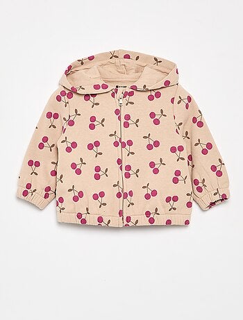 Sweatshirt com capuz estampado