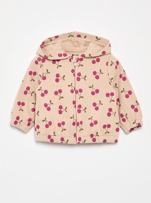 Sweatshirt com capuz estampado - Kiabi