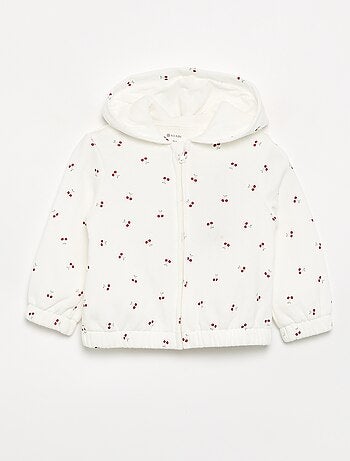 Sweatshirt com capuz estampado