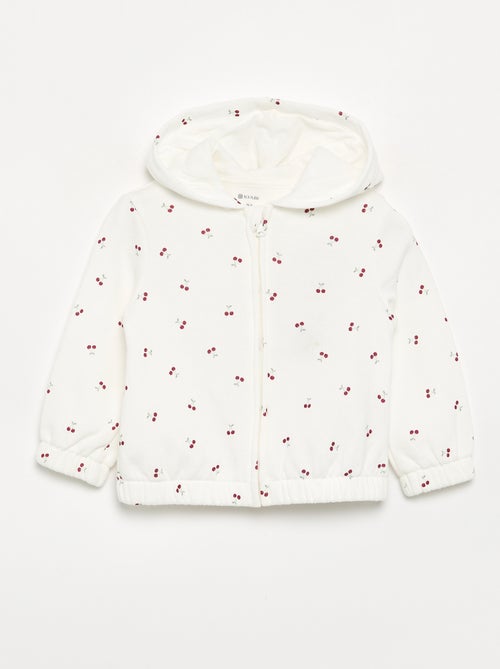 Sweatshirt com capuz estampado - Kiabi