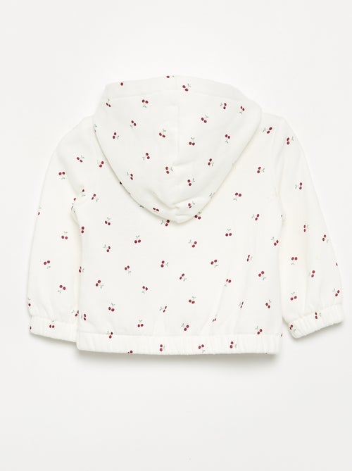 Sweatshirt com capuz estampado - Kiabi
