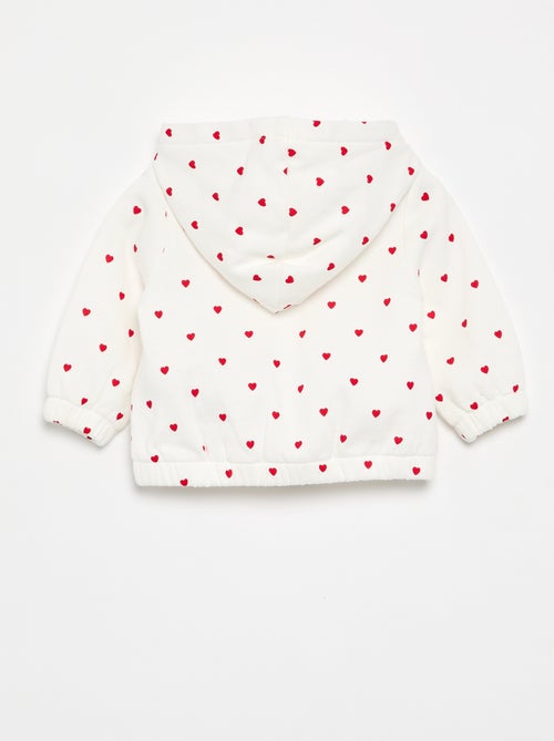 Sweatshirt com capuz estampado - Kiabi
