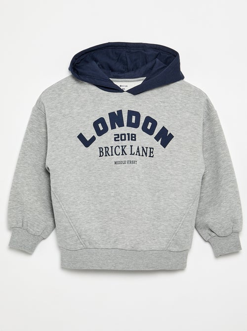 Sweatshirt com capuz estampado - Kiabi Sweatshirt com capuz estampado - Kiabi