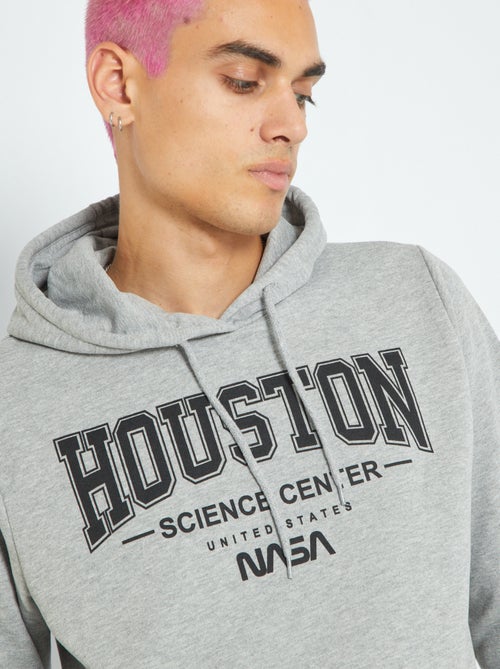 Sweatshirt com capuz estampado com 'NASA' - Kiabi