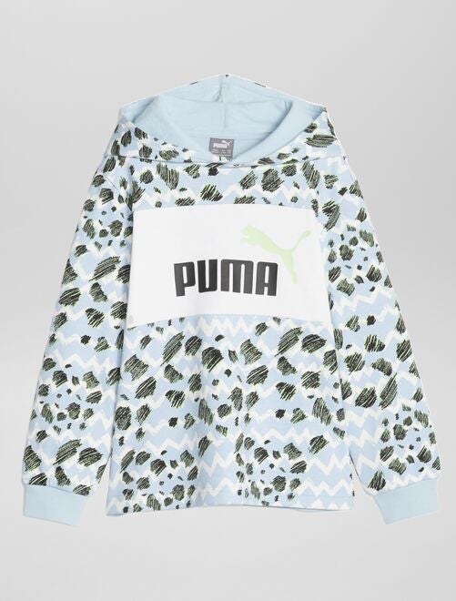 Sweatshirt com capuz estampado 'Puma' - Kiabi