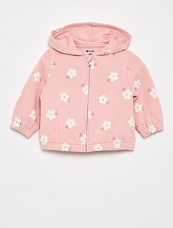 Sweatshirt com capuz estampado