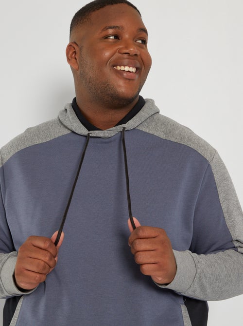 Sweatshirt com capuz estilo color-block - Kiabi