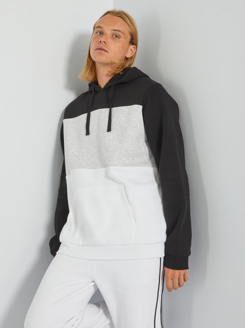 Sweatshirt com capuz estilo color-block - Kiabi