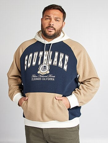 Sweatshirt com capuz estilo universidade americana