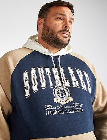 Sweatshirt com capuz estilo universidade americana