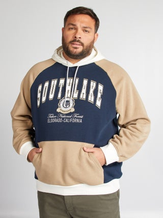 Sweatshirt com capuz estilo universidade americana